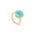 Marco Bicego Lunaria Yellow Gold Turquoise Ring