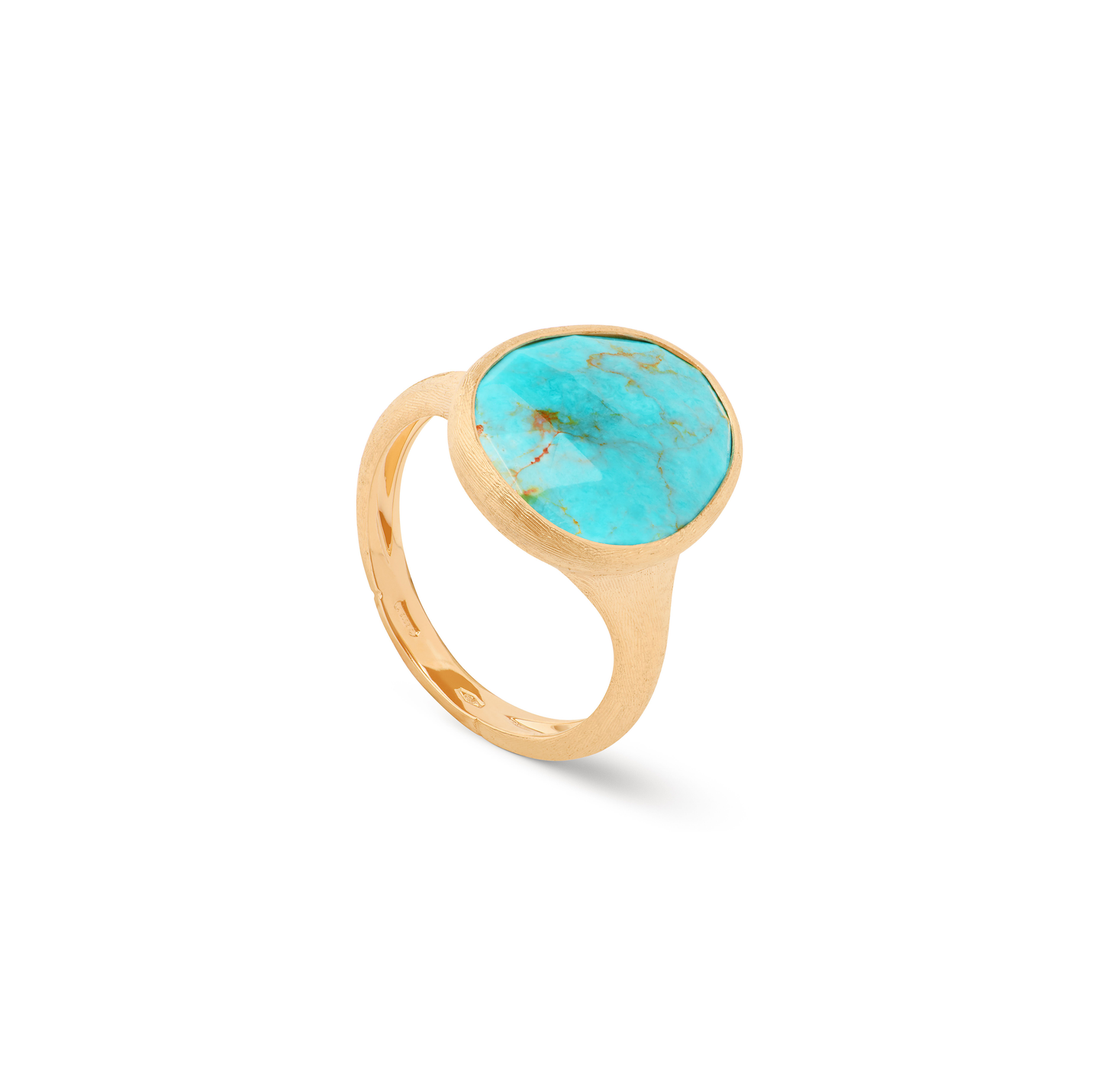 Marco Bicego Lunaria Yellow Gold Turquoise Ring