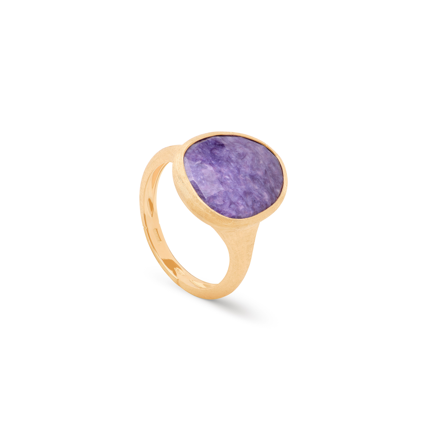 Marco Bicego Lunaria 18K Yellow Gold Charoite Ring