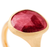 Marco Bicego Lunaria 18K Yellow Gold Gemstone Thulite Ring