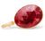 Marco Bicego Lunaria 18K Yellow Gold Thulite Gemstone Pendant