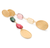 Marco Bicego Lunaria Mixed Tourmaline Gemstone Drop Earrings