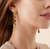 Marco Bicego Lunaria Multi-Strand Tourmaline Earrings on model
