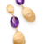 Marco Bicego Siviglia Yellow Gold Bead and Amethyst Dangle Earrings