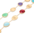 Marco Bicego Lunaria Yellow Gold Long Necklace with Mixed Gemstones