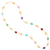 Marco Bicego Lunaria Yellow Gold Long Necklace with Mixed Gemstones