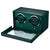 WOLF Cub Double Watch Winder with Cover in Green