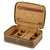 WOLF Ida Travel Zip Jewelry Case in Khaki