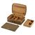 WOLF Ida Travel Zip Jewelry Case in Khaki