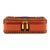WOLF Ida Travel Zip Jewelry Case in Orange