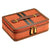 WOLF Ida Travel Zip Jewelry Case in Orange