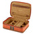 WOLF Ida Travel Zip Jewelry Case in Orange
