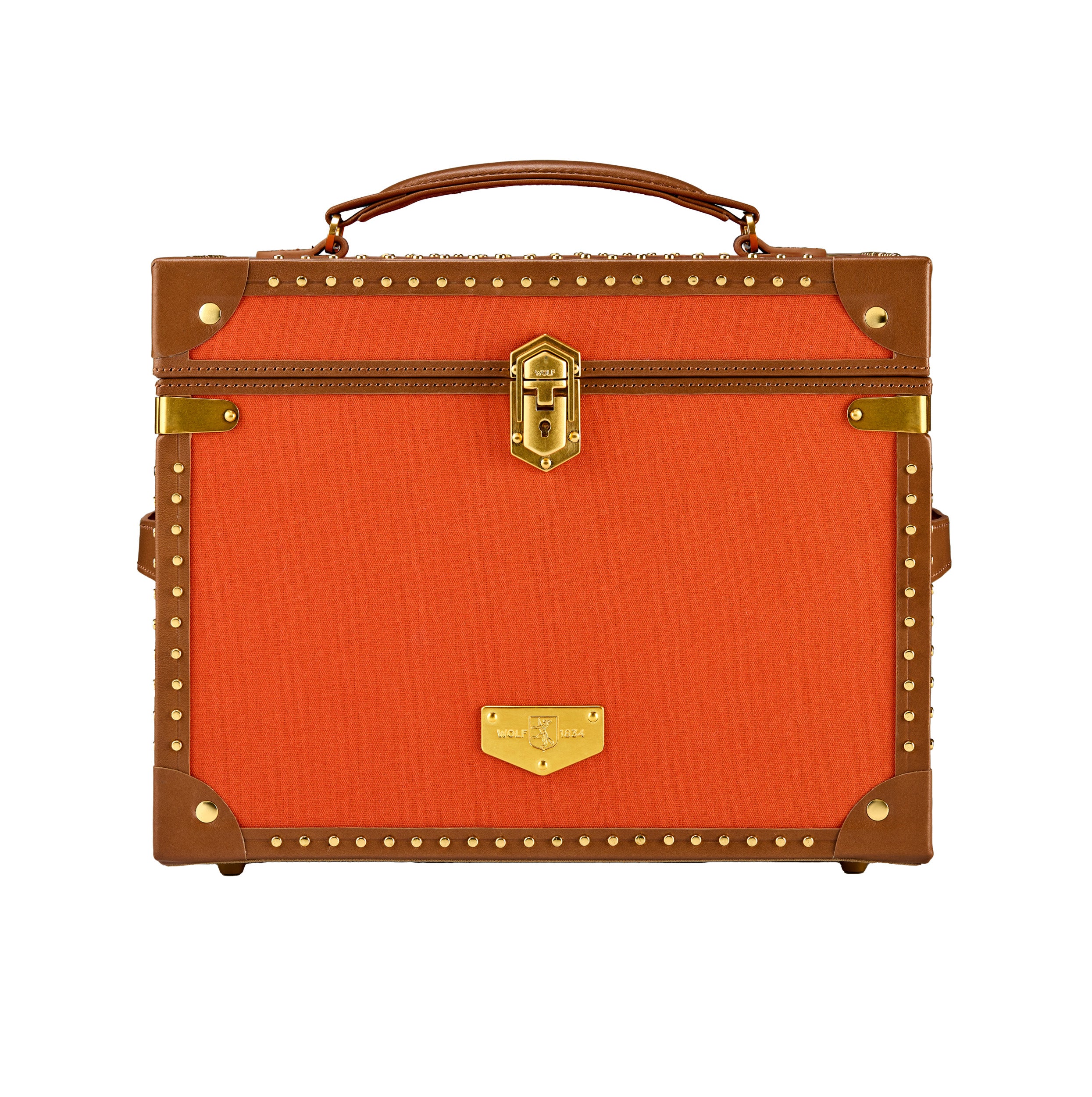 WOLF Maria Large Zip Jewelry Case in Navy | Fink's