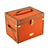 WOLF Ida Trunk Jewelry Box in Orange