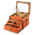 WOLF Ida Trunk Jewelry Box in Orange