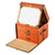WOLF Ida Trunk Jewelry Box in Orange