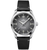 OMEGA Seamaster Railmaster 38mm watch with Black Leather Strap and gray dial