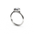 The Studio Collection Bezel Set Round Diamond Solitaire Engagement Ring in Platinum