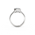 The Studio Collection Bezel Set Round Diamond Solitaire Engagement Ring in Platinum