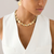 Marco Bicego Lunaria Mixed Metals Collar Necklace with Diamond Accents
