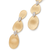 Marco Bicego Lunaria Three-Drop Earrings with Diamond Accents