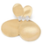 Marco Bicego Lunaria Large Two-Drop Earrings with Diamond Accents
