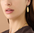 Marco Bicego Lunaria Petal Drop Earrings with Diamond Hook