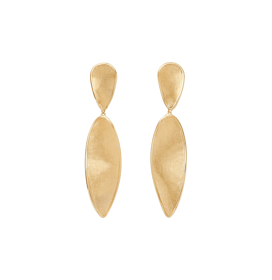Marco Bicego Lunaria Large Twist Double Drop Earrings