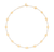 Marco Bicego Lunaria Yellow Gold Necklace with Diamond Stations