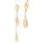 Marco Bicego Lunaria Yellow Gold Chandelier Earrings with Diamonds