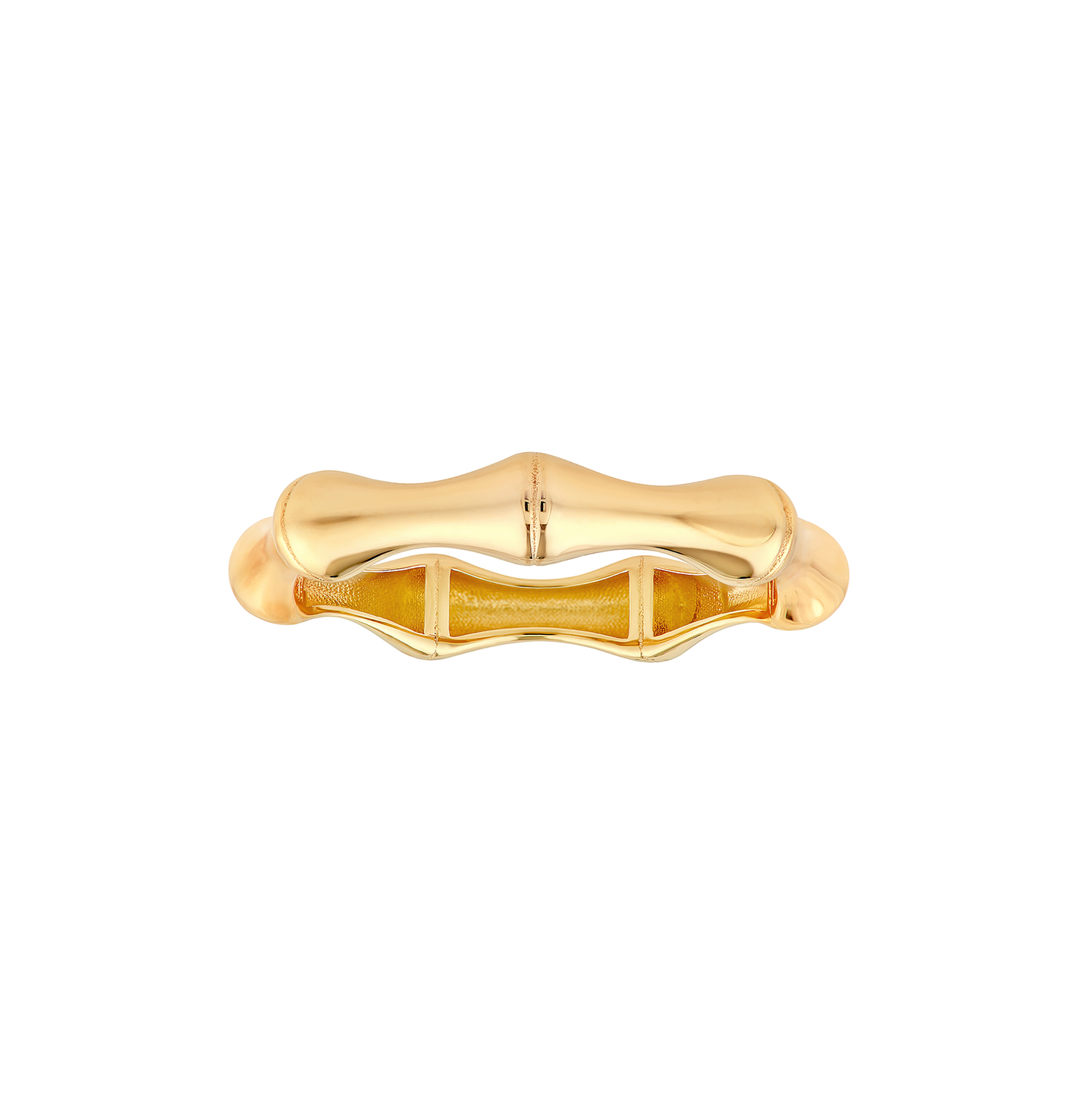 Sabel Collection Yellow Gold Bamboo Band