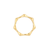 Sabel Collection Yellow Gold Bamboo Band