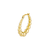 Sabel Collection Yellow Gold Bead Hoop Earrings