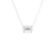 Dinh Van Pulse White Gold Small 3 Rows Diamond Pendant