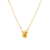 Sabel Collection Yellow Gold Knot Pendant