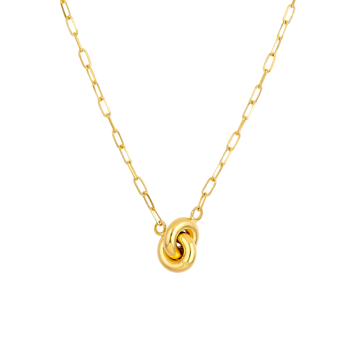 Sabel Collection Yellow Gold Knot Pendant