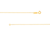 Sabel Collection Yellow Gold Love Knot Tube Pendant
