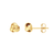 Sabel Collection Yellow Gold Polished Love Knot Stud Earrings