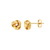 Sabel Collection Yellow Gold Love Knot Stud Earrings