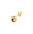 Sabel Collection Yellow Gold Love Knot Stud Earrings
