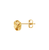 Sabel Collection Yellow Gold Love Knot Stud Earrings