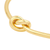 Sabel Collection Yellow Gold Love Knot Tube Bangle