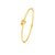 Sabel Collection Yellow Gold Love Knot Tube Bangle