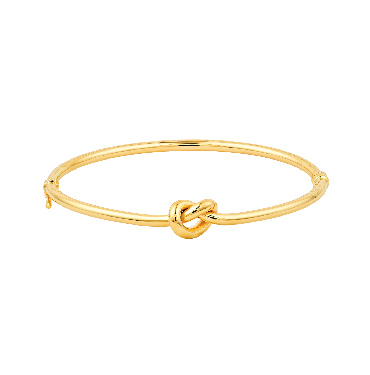 Sabel Collection Yellow Gold Love Knot Tube Bangle