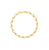 Sabel Collection Yellow Gold Teardrop Tied Link Bracelet