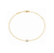 Dinh Van Le Cube Yellow Gold Diamant Chain Bracelet