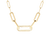 Dinh Van Maillon Yellow Gold Medium Diamond Necklace