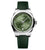 Longines Conquest 38mm Watch with Green Rubber Strap