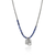 John Hardy Heishi Sterling Silver Tag Necklace with Lapis Lazuli Beads