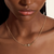 John Hardy Spear Yellow Gold Station Necklace with Diamonds